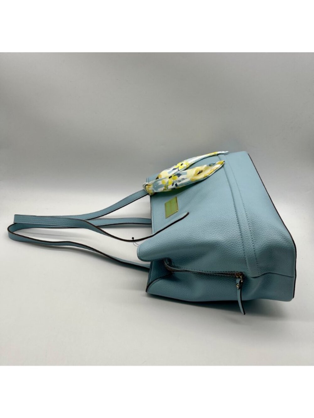 Nanette Lepore Ice Blue Kassandra Triple Section Shoulder Bag - Picture 3 of 10